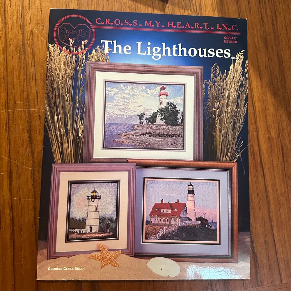 The Lighthouses Cross Stitch Pattern Book